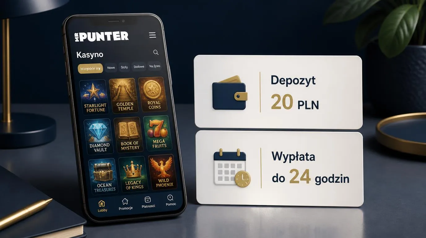 Telefon z biblioteką gier oraz kartami depozytu 20 PLN i deklarowanej wypłaty do 24 godzin